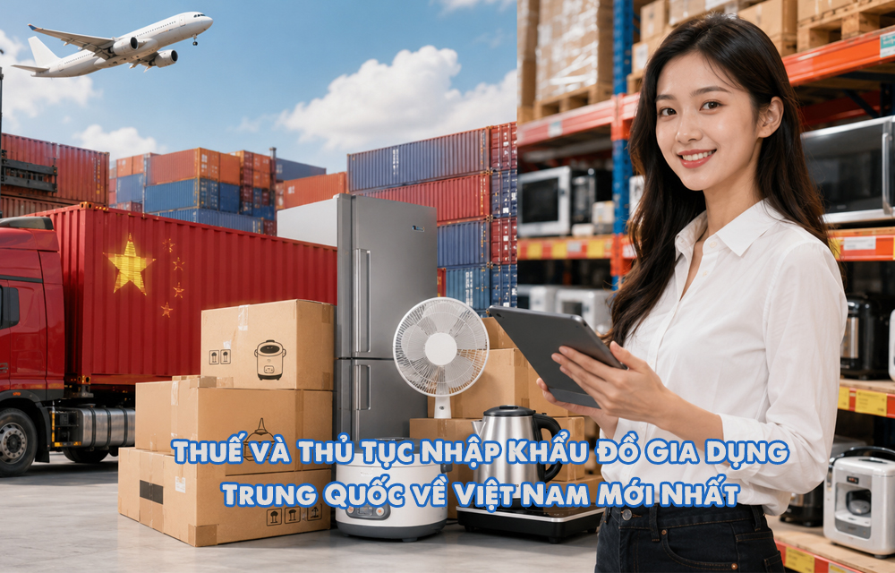 Thuế và thủ tục nhập khẩu đồ gia dụng từ Trung Quốc mới nhất 2026