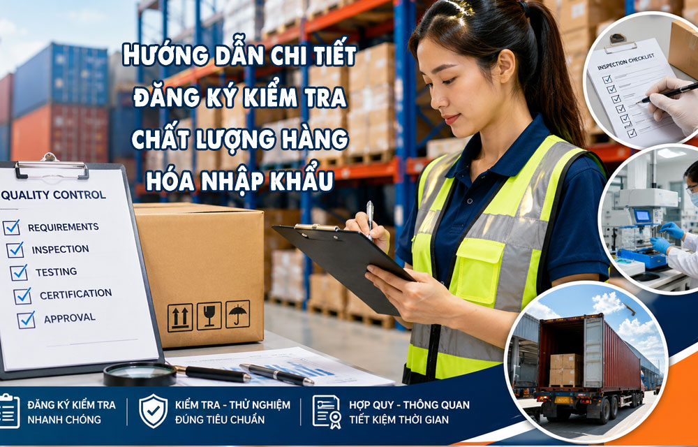 Hướng dẫn chi tiết đăng ký kiểm tra chất lượng hàng hóa nhập khẩu