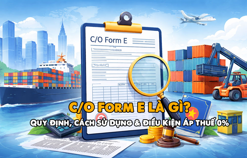 C/O Form E Là Gì? Quy Định, Điều Kiện Và Cách Sử Dụng