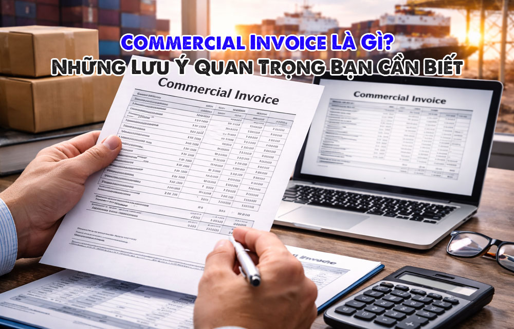 Commercial Invoice là gì? Vì sao hải quan dựa vào nó để xử lý hàng hóa?