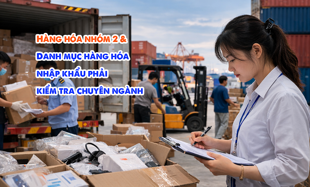 Danh Mục Hàng Hóa Xuất Nhập Khẩu Phải Kiểm Tra Chuyên Ngành