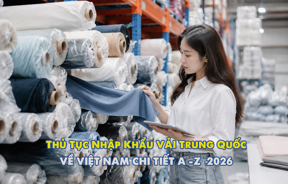 Quy trình thủ tục nhập khẩu vải từ Trung Quốc