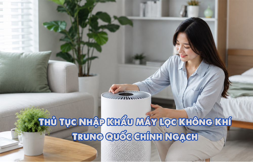 Thủ Tục Nhập Khẩu Máy Lọc Không Khí Trung Quốc Chính Ngạch